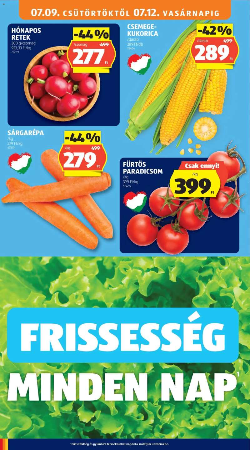 Aldi Aldi akciós újság 10 oldal