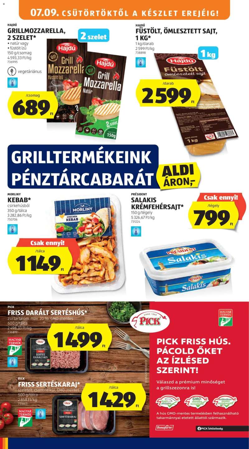 Aldi Aldi akciós újság 12 oldal