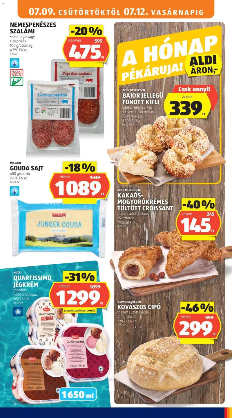 Aldi Aldi akciós újság 15 oldal