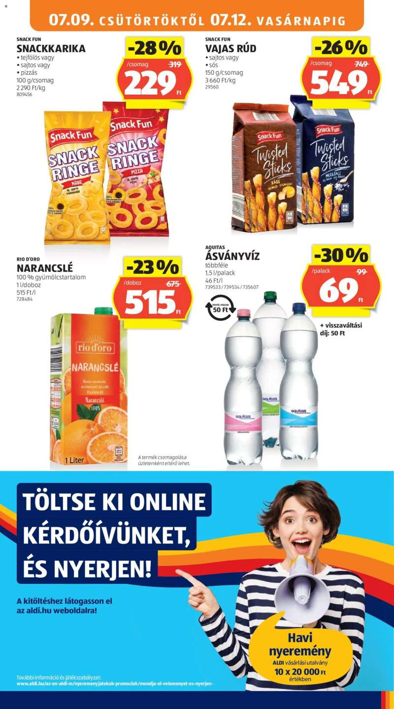 Aldi Aldi akciós újság 19 oldal