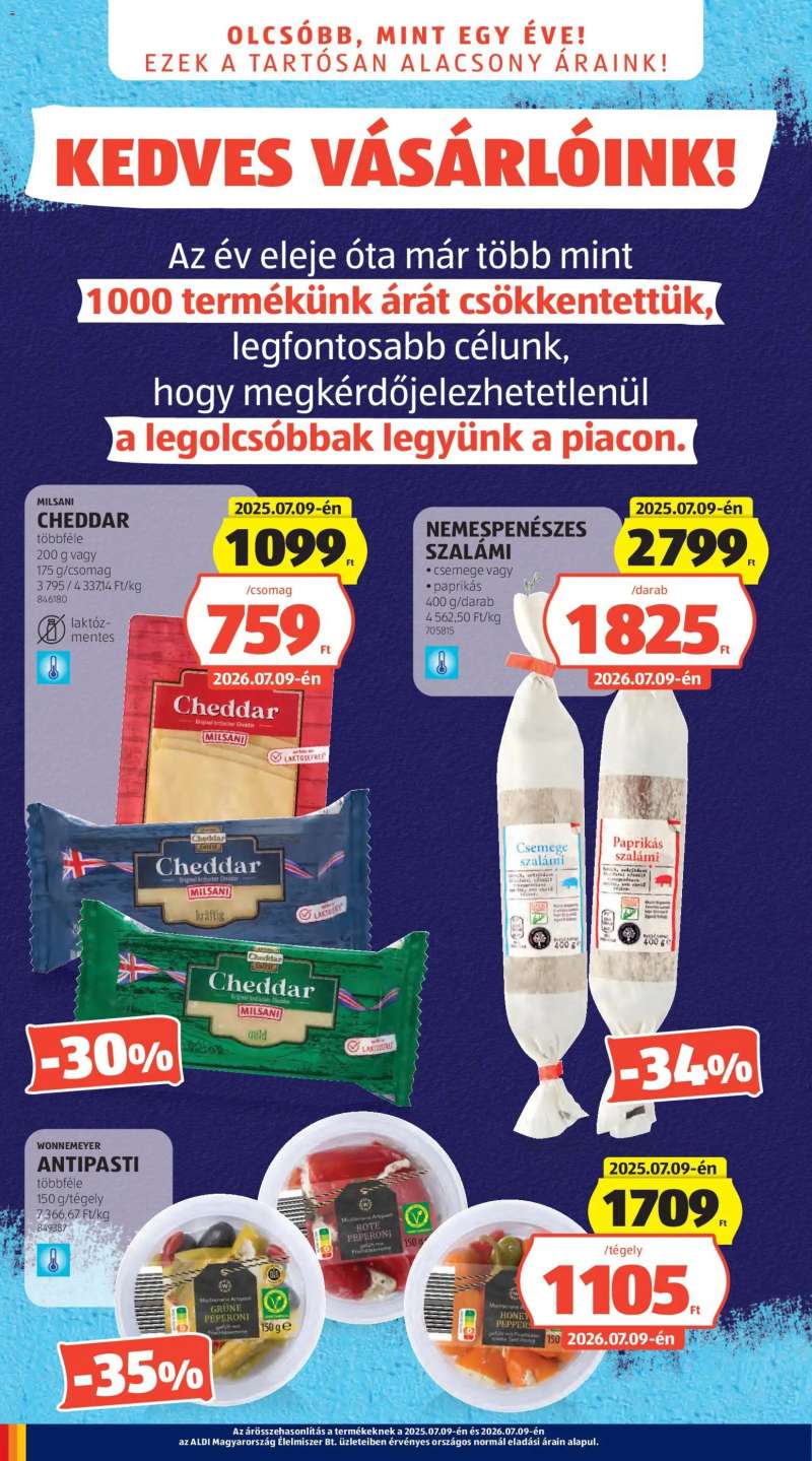 Aldi Aldi akciós újság 2 oldal