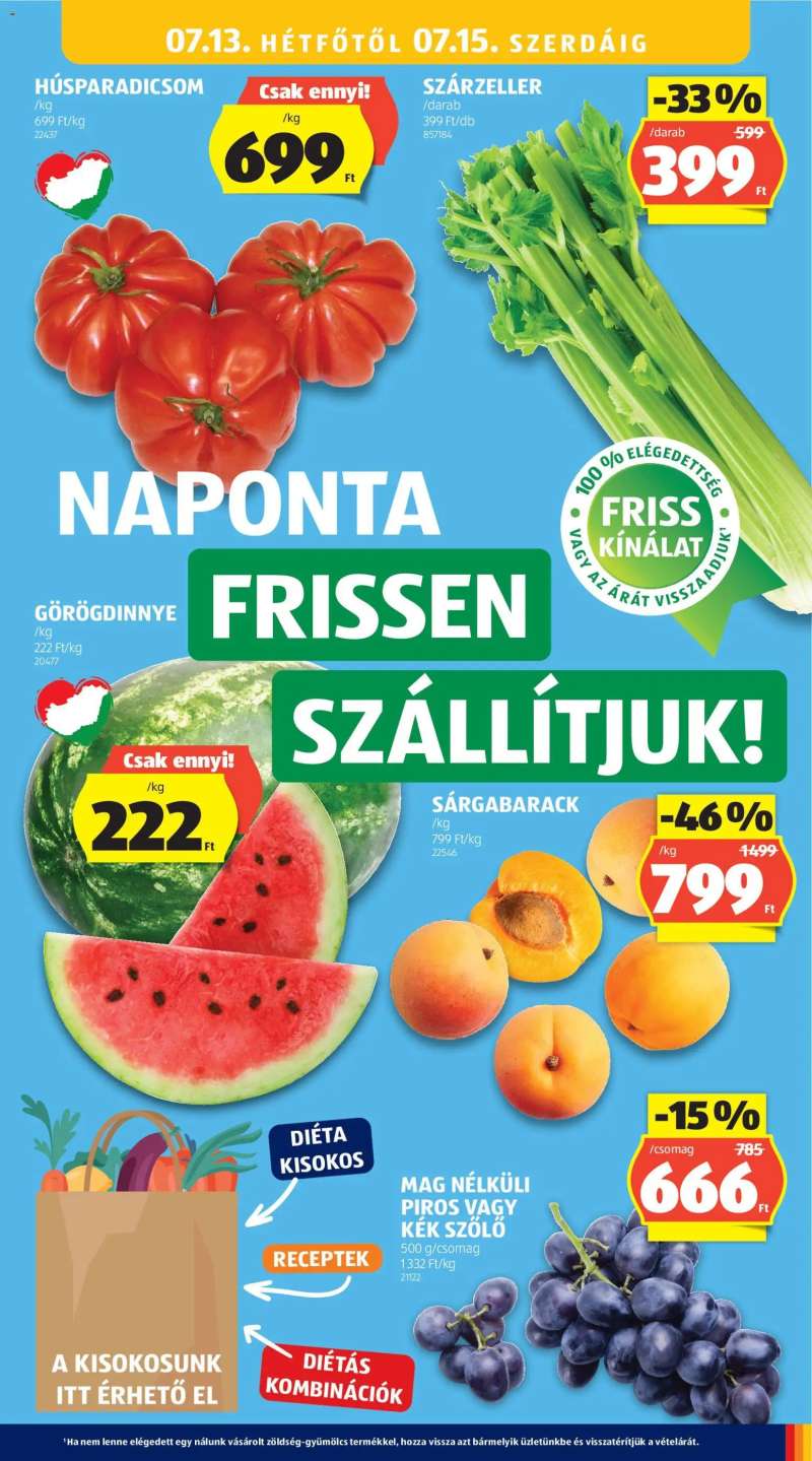 Aldi Aldi akciós újság 21 oldal