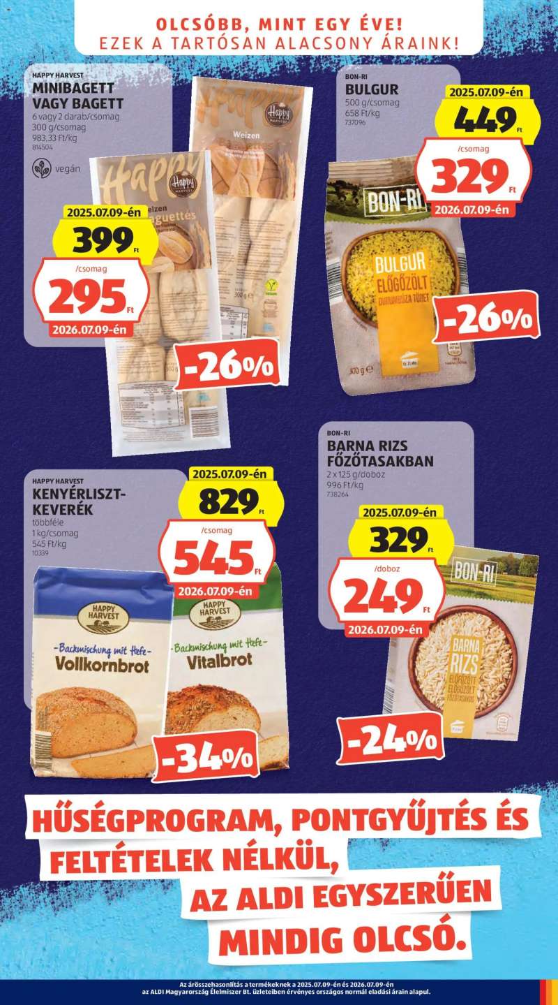 Aldi Aldi akciós újság 3 oldal
