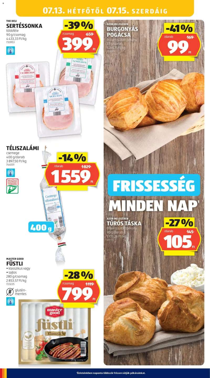Aldi Aldi akciós újság 30 oldal
