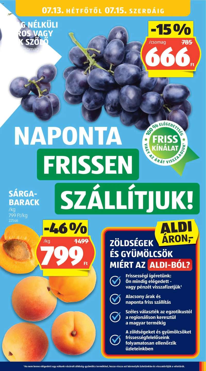 Aldi Aldi akciós újság 33 oldal
