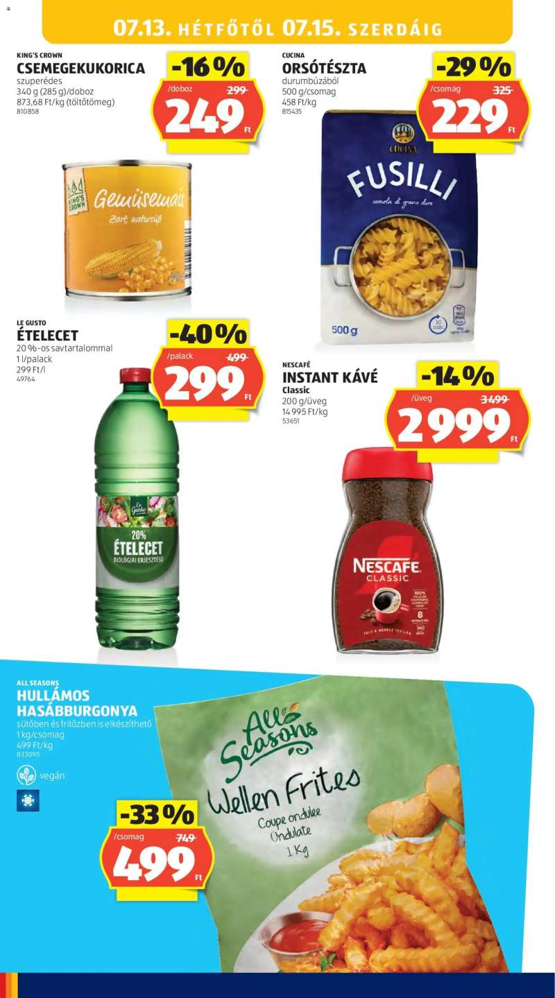 Aldi Aldi akciós újság 34 oldal
