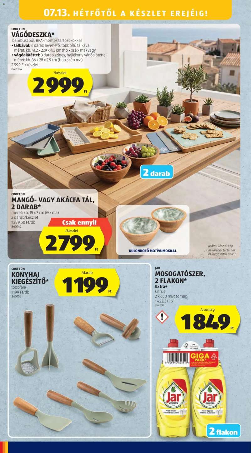 Aldi Aldi Középső sor termékei 12 oldal