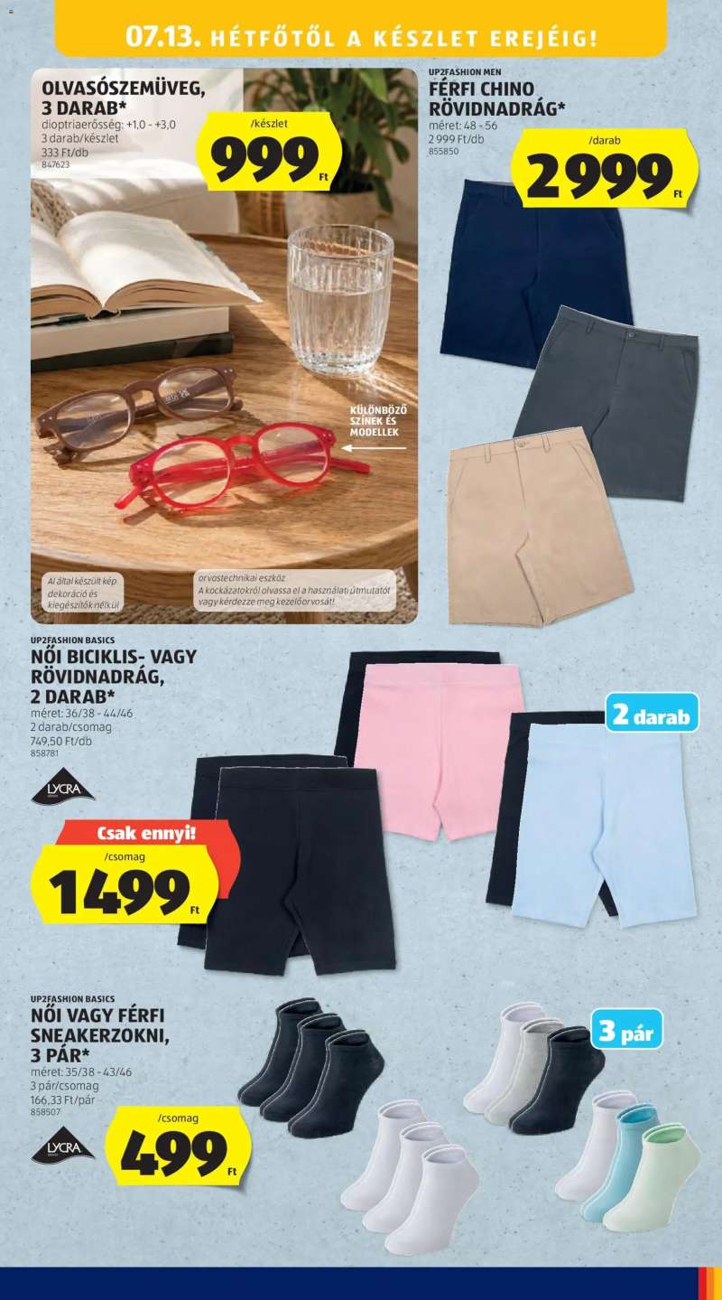 Aldi Aldi Középső sor termékei 15 oldal