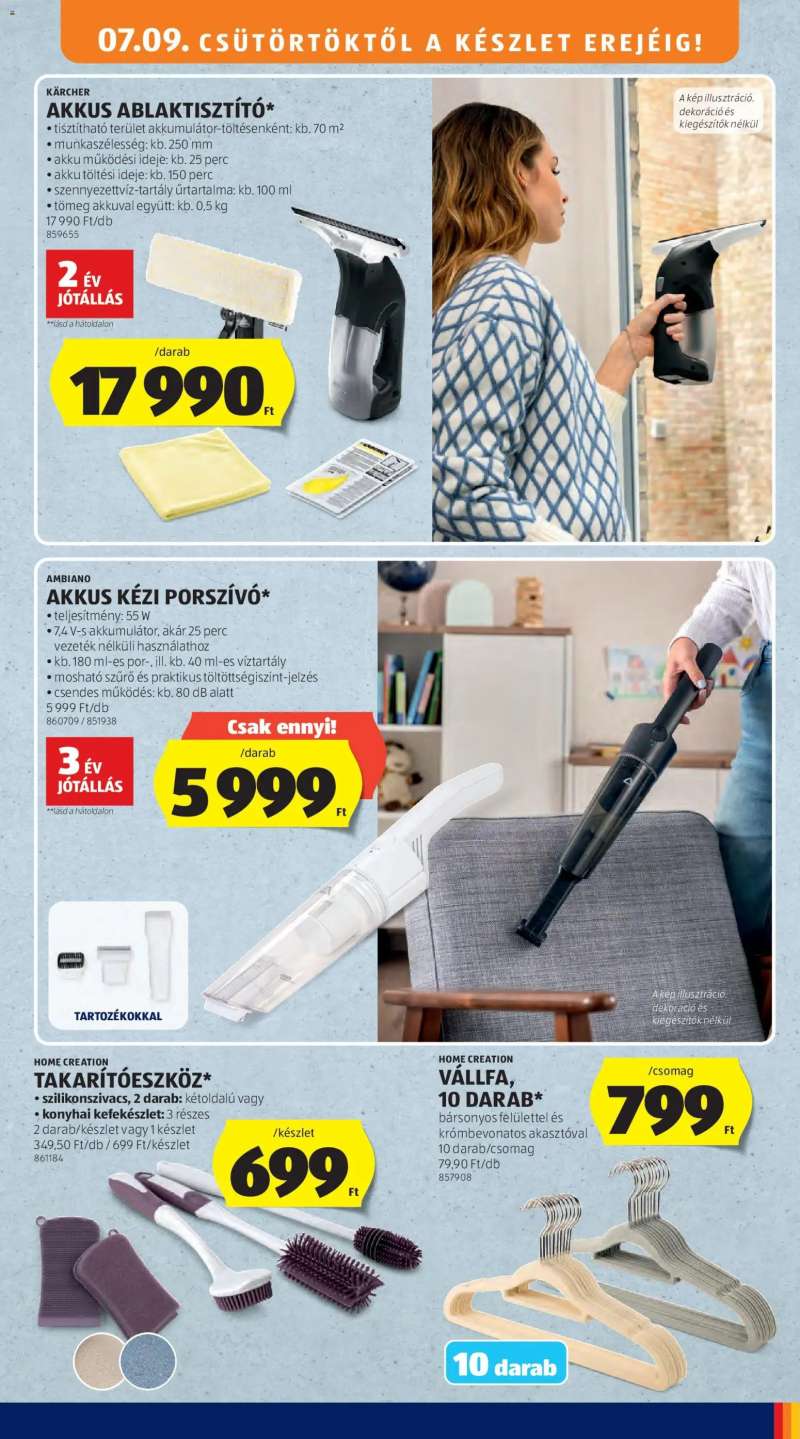 Aldi Aldi Középső sor termékei 3 oldal