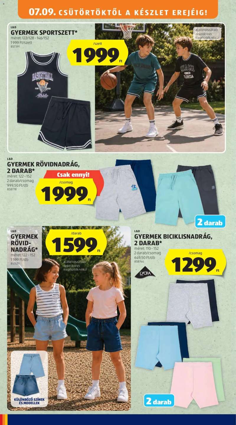 Aldi Aldi Középső sor termékei 8 oldal