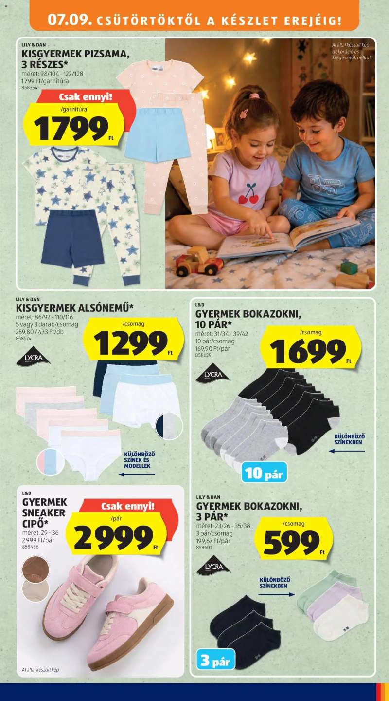 Aldi Aldi Középső sor termékei 9 oldal