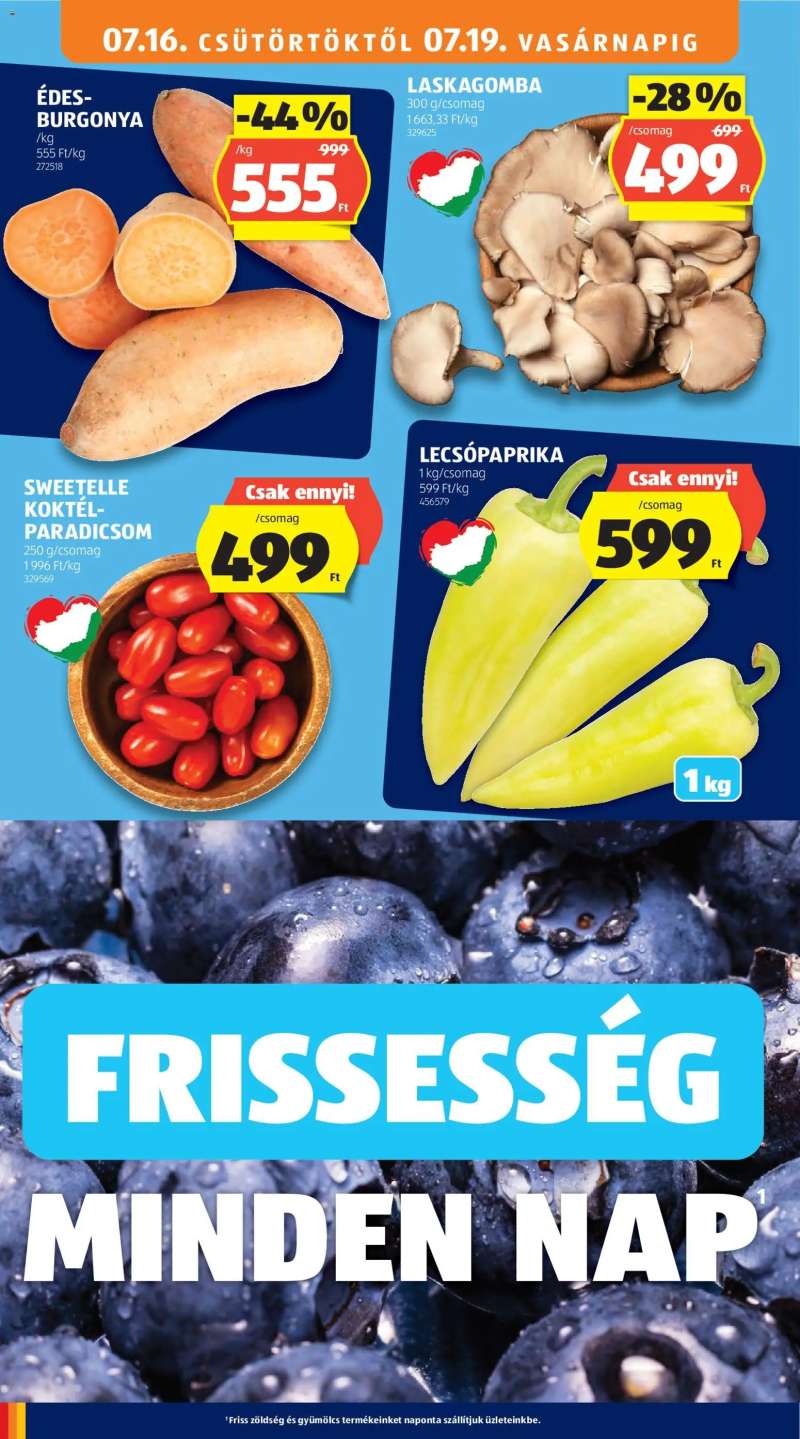 Aldi Aldi akciós újság 10 oldal