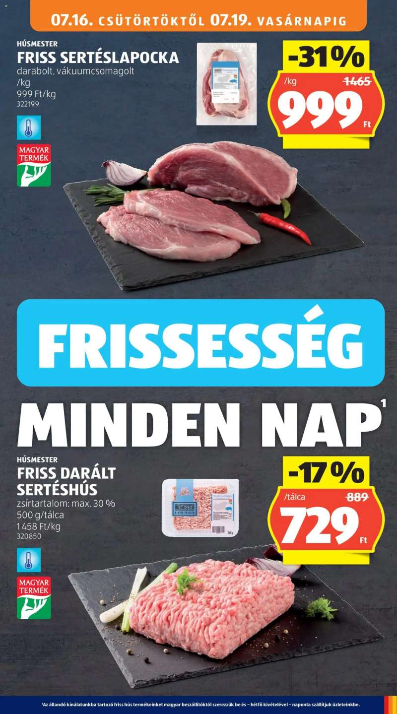Aldi Aldi akciós újság 19 oldal
