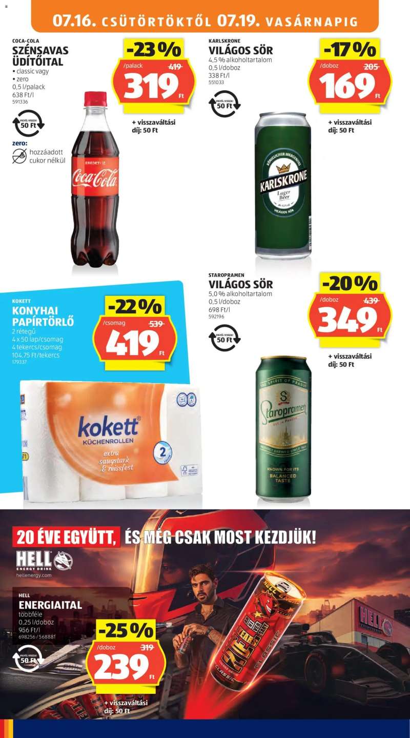 Aldi Aldi akciós újság 20 oldal