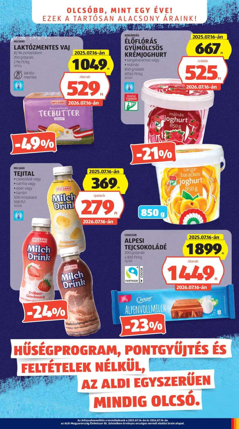Aldi Aldi akciós újság 3 oldal