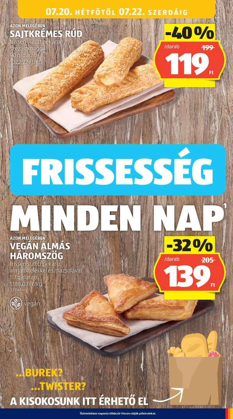 Aldi Aldi akciós újság 35 oldal