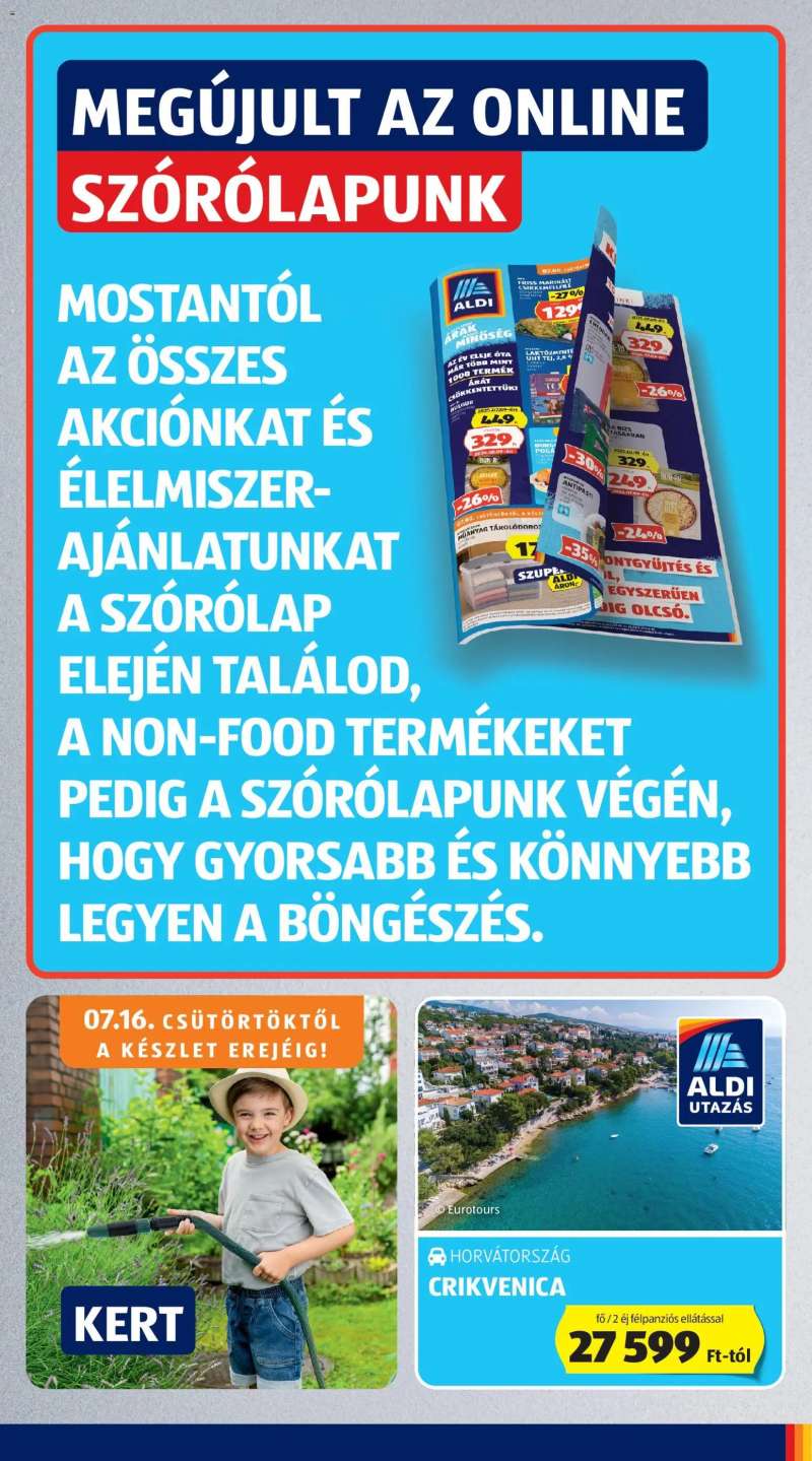Aldi Aldi akciós újság 7 oldal