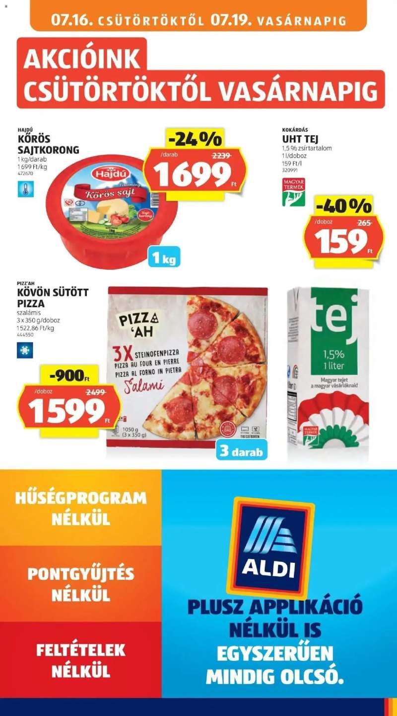 Aldi Aldi aktuális akciós újság 11 oldal