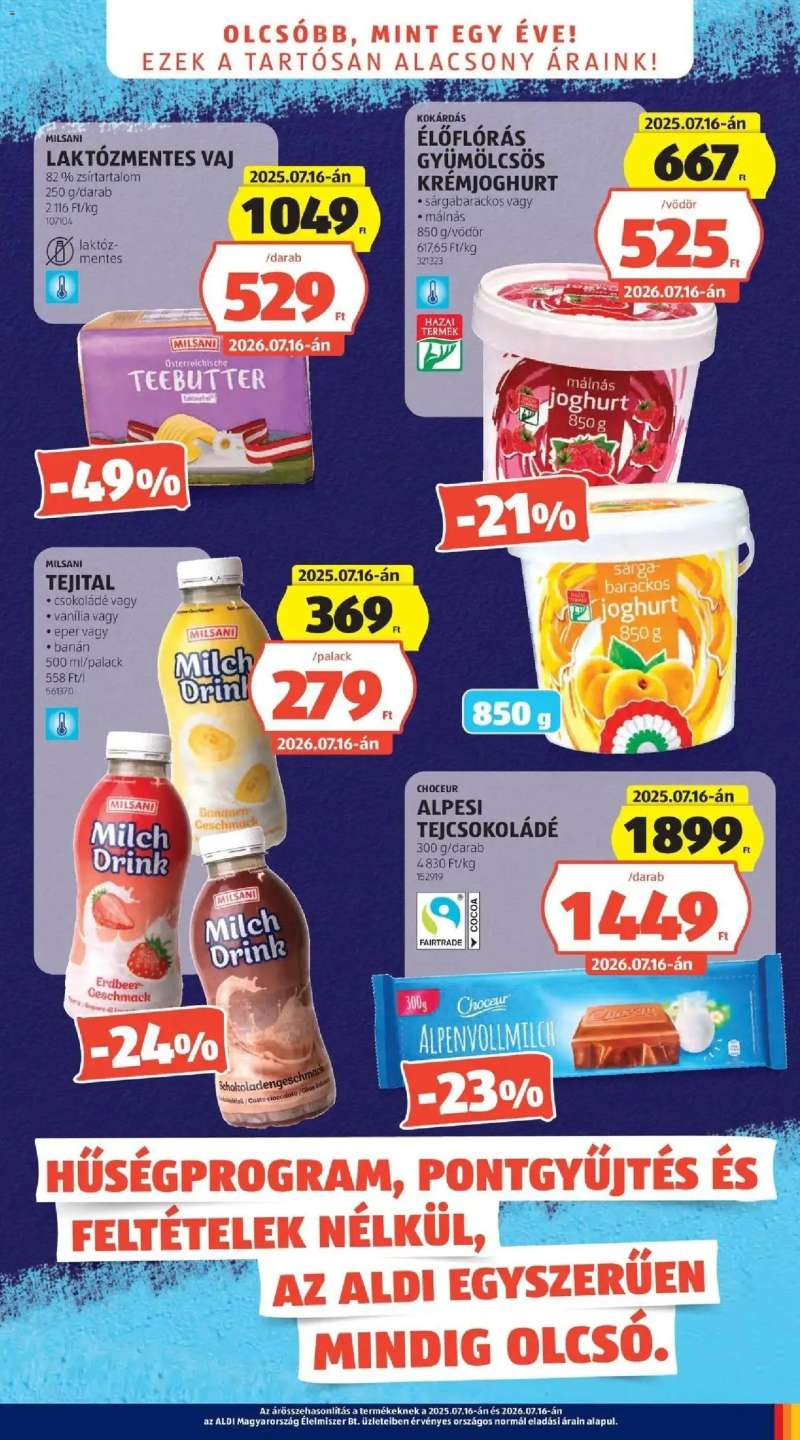 Aldi Aldi aktuális akciós újság 3 oldal