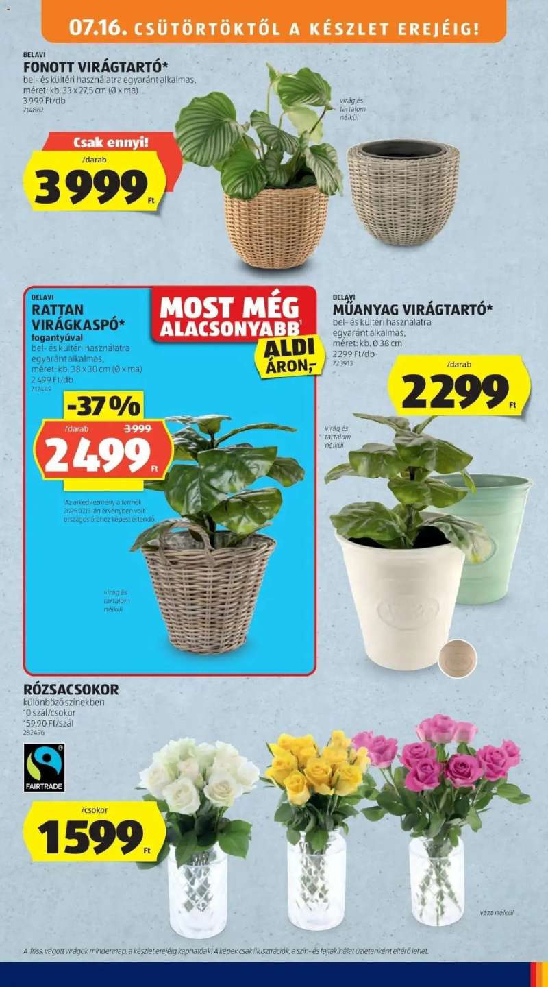 Aldi Aldi aktuális akciós újság 35 oldal