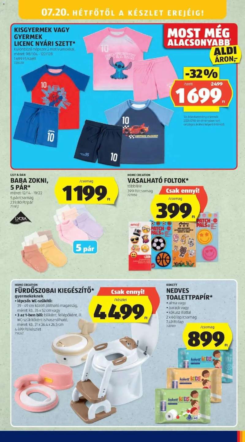 Aldi Aldi aktuális akciós újság 39 oldal