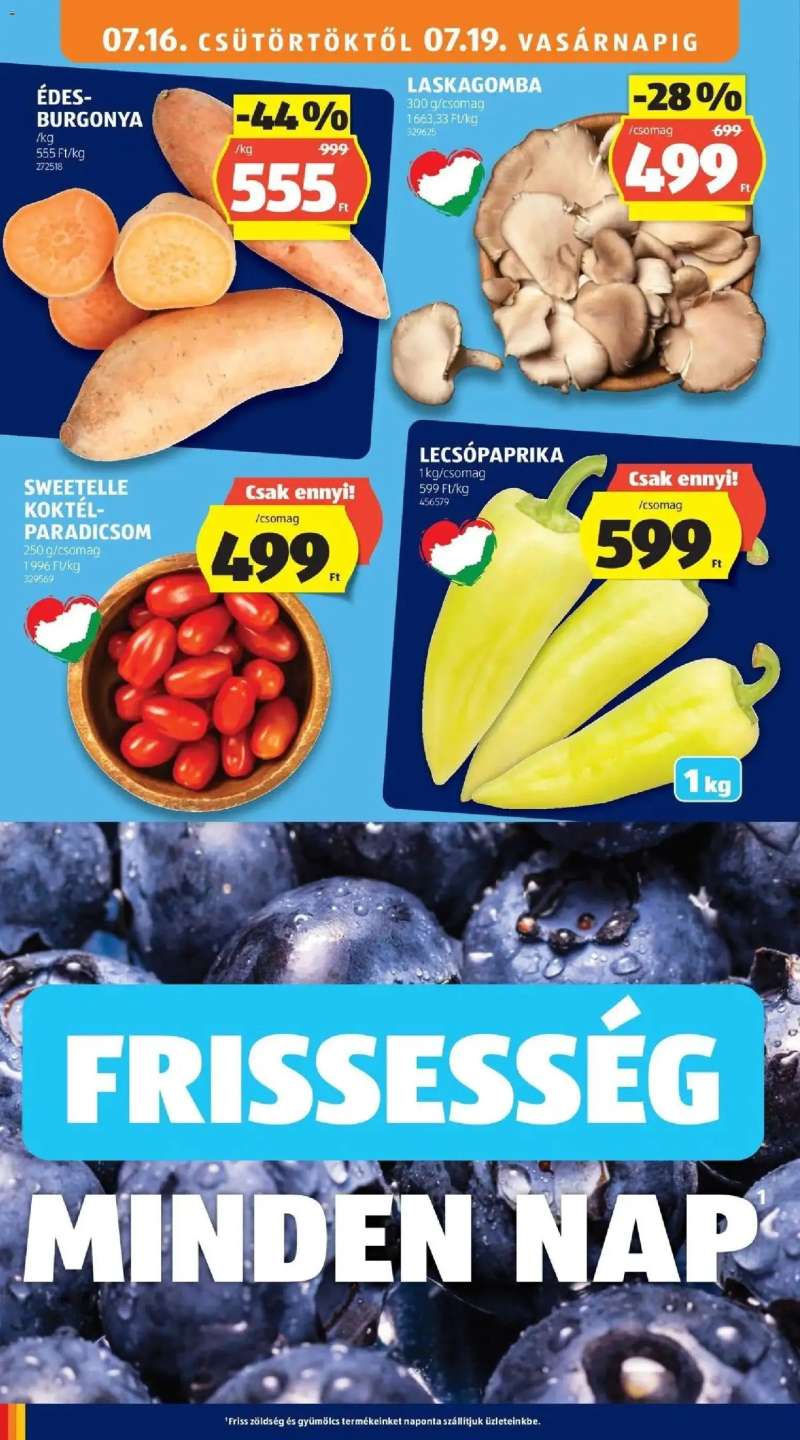 Aldi Aldi aktuális akciós újság 6 oldal
