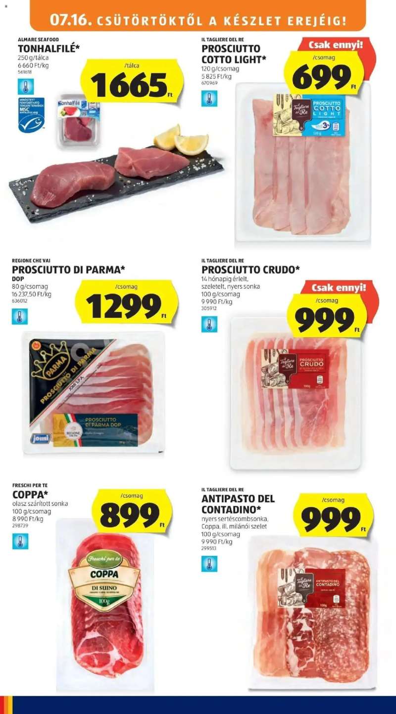 Aldi Aldi aktuális akciós újság 8 oldal