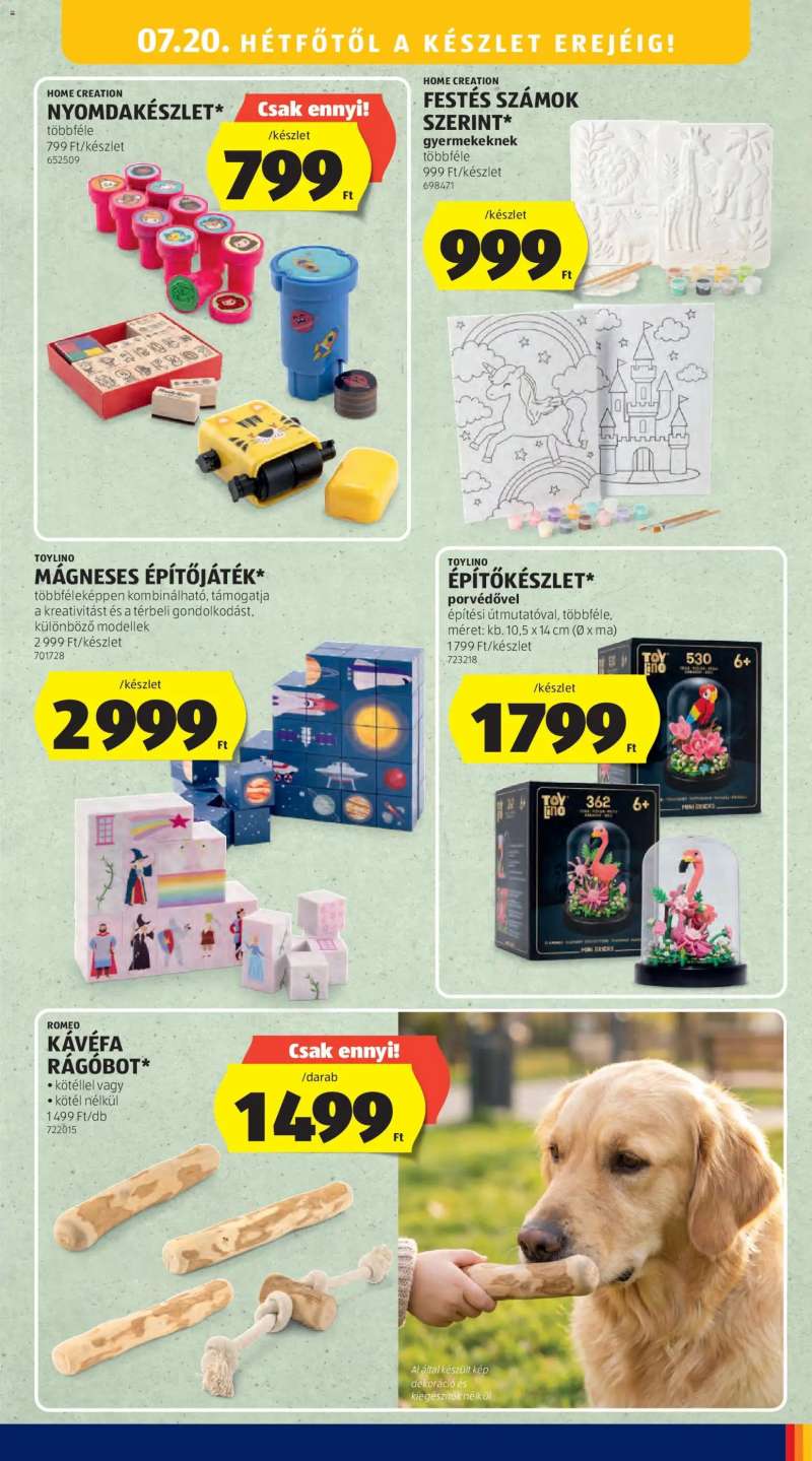 Aldi Aldi Középső sor termékei 12 oldal