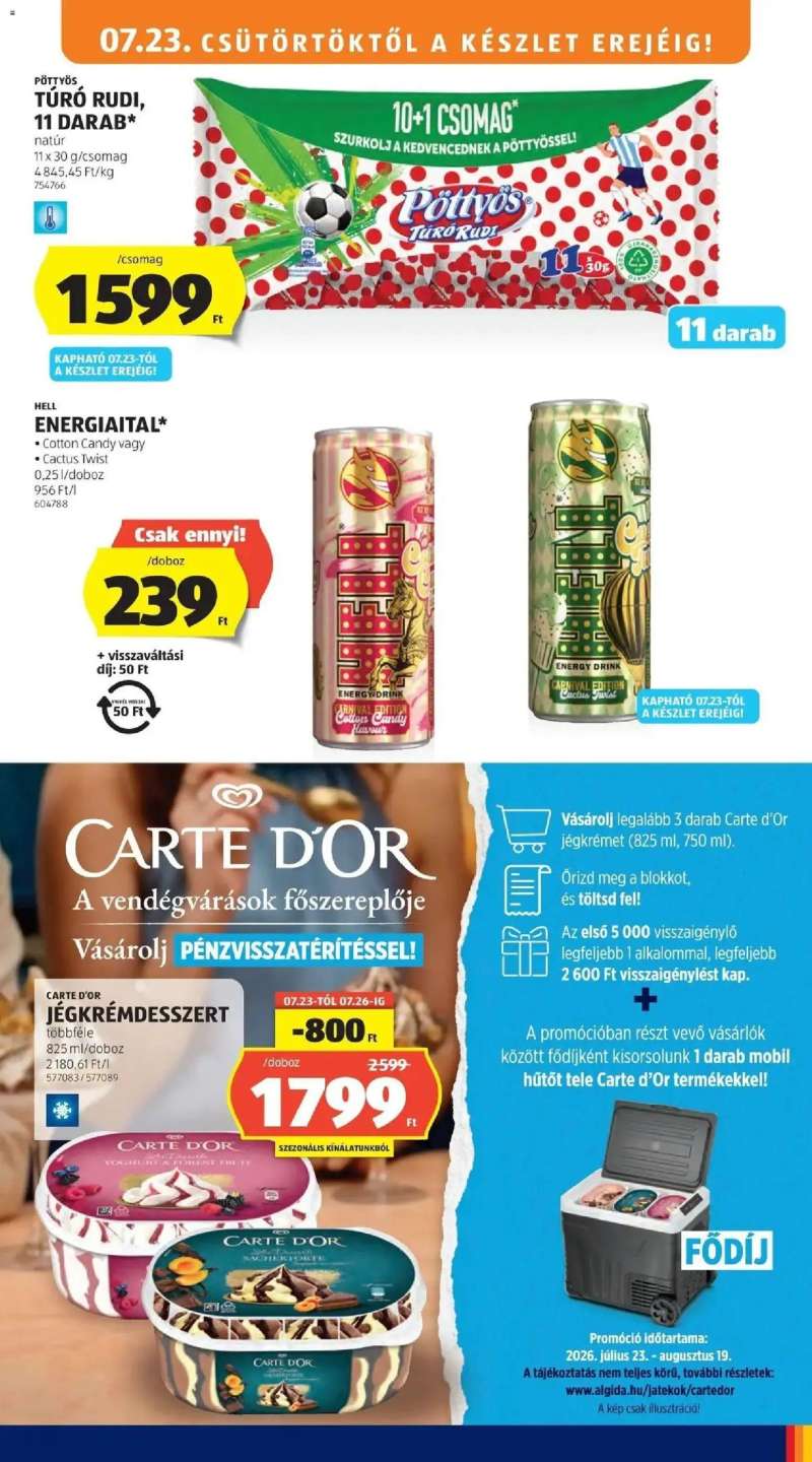 Aldi Aldi újság érvényessége 2026.07.25-ig 15 oldal