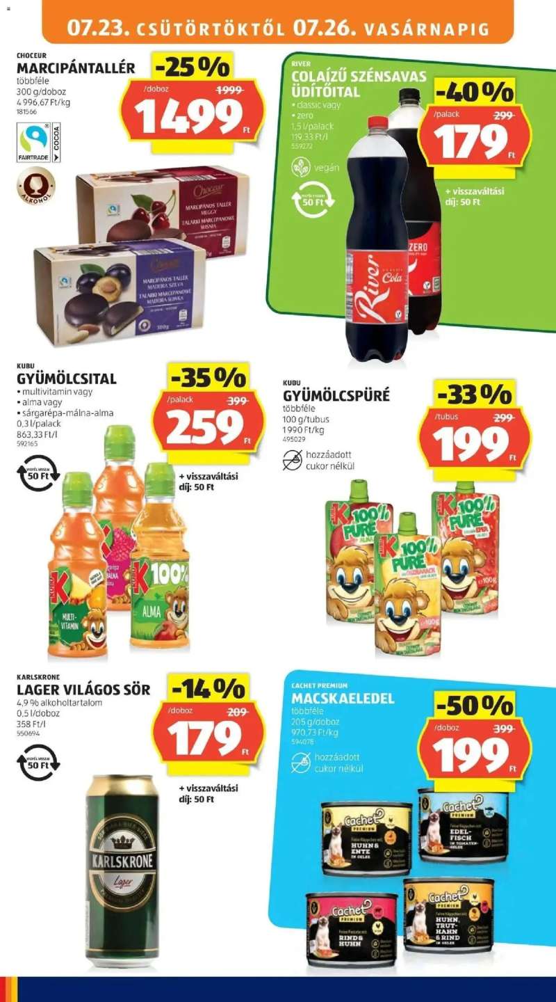 Aldi Aldi újság érvényessége 2026.07.25-ig 20 oldal