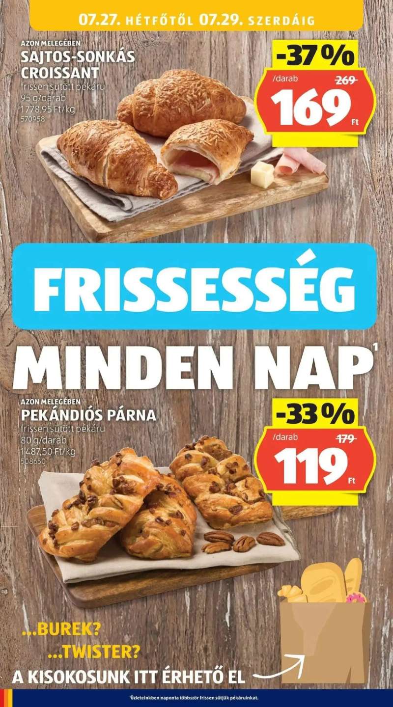 Aldi Aldi újság érvényessége 2026.07.25-ig 32 oldal
