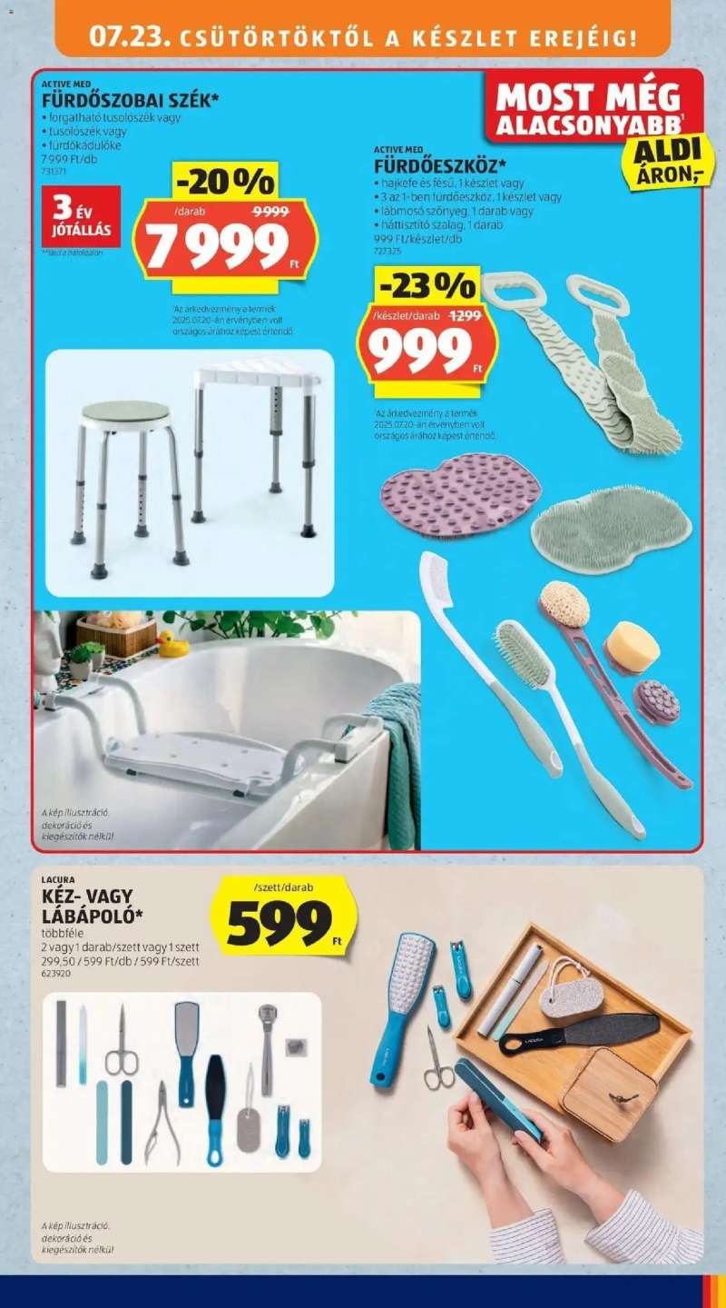 Aldi Aldi újság érvényessége 2026.07.25-ig 37 oldal