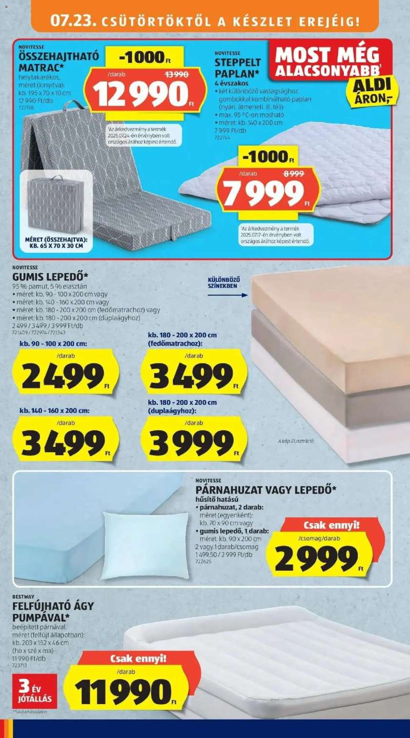 Aldi Aldi újság érvényessége 2026.07.25-ig 42 oldal