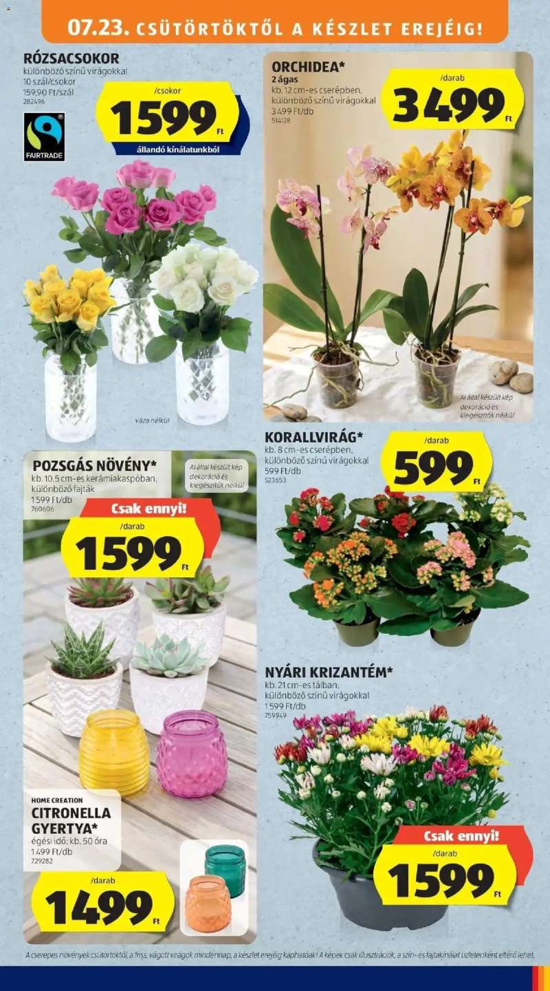 Aldi Aldi újság érvényessége 2026.07.25-ig 45 oldal