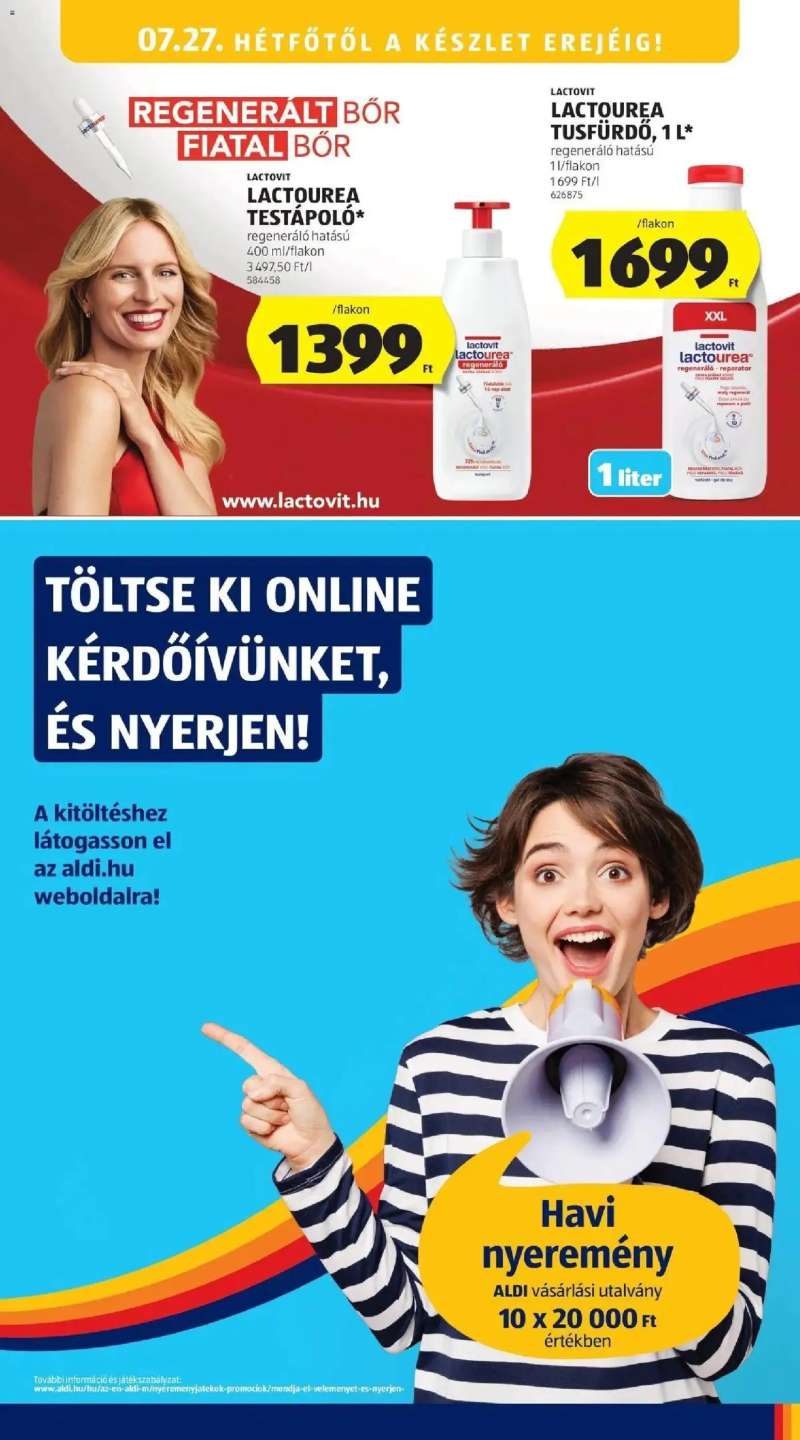 Aldi Aldi újság érvényessége 2026.07.25-ig 51 oldal