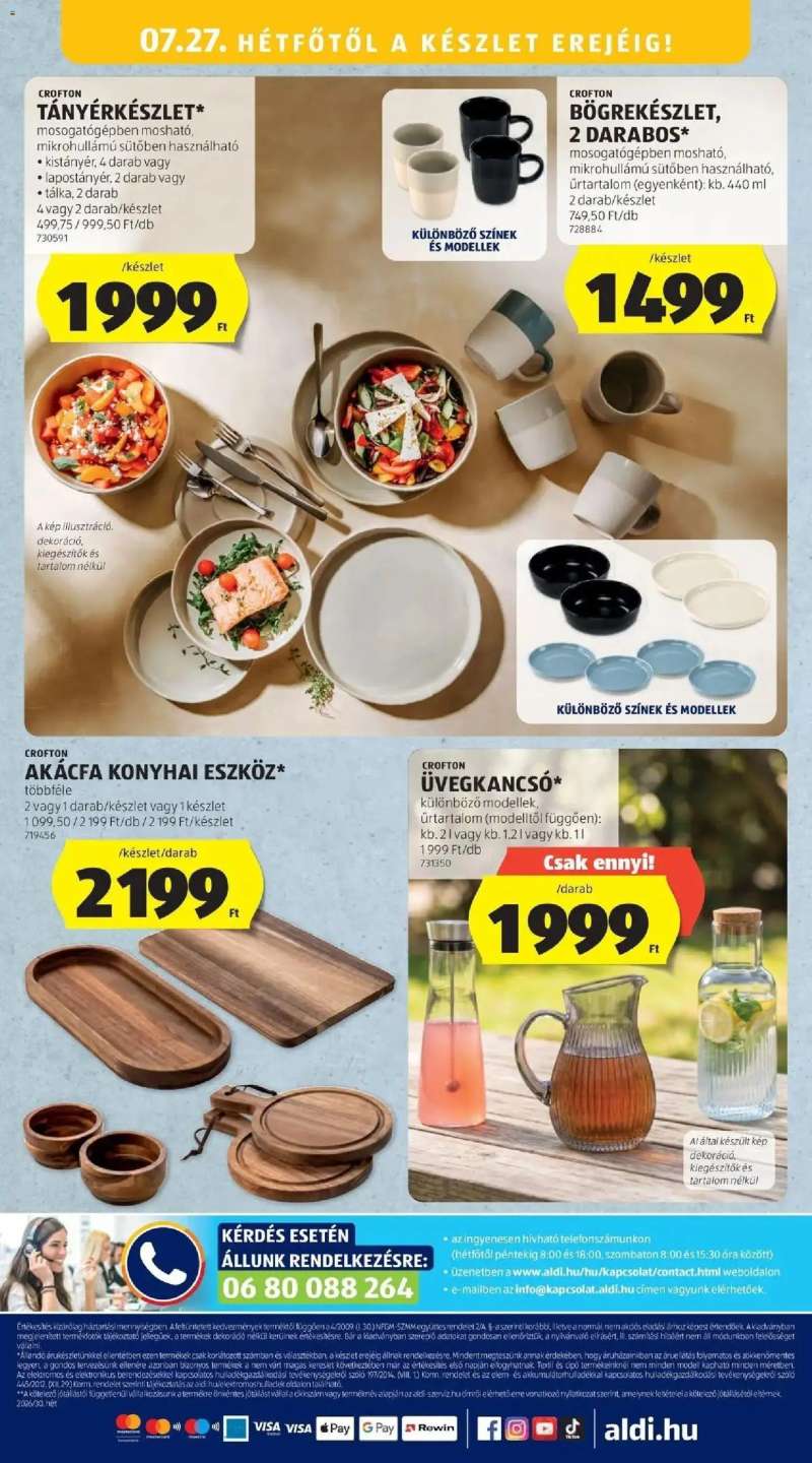 Aldi Aldi újság érvényessége 2026.07.25-ig 56 oldal