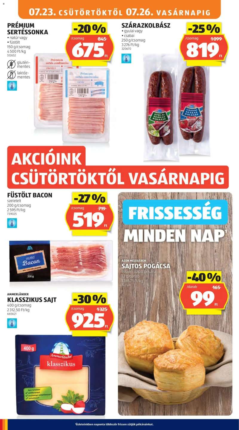 Aldi Aldi akciós újság 16 oldal