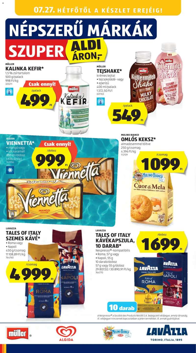Aldi Aldi akciós újság 24 oldal