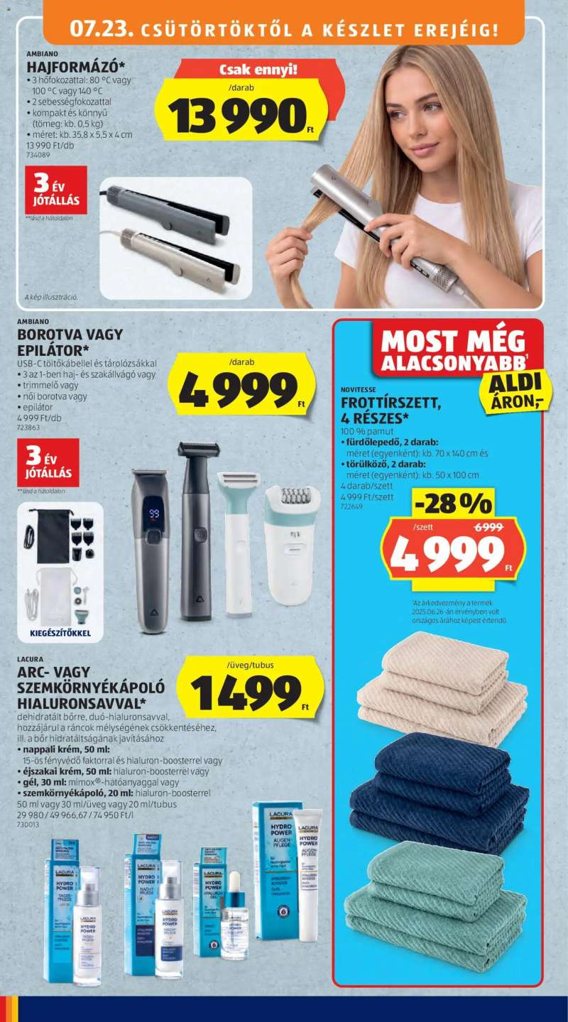 Aldi Aldi akciós újság 36 oldal