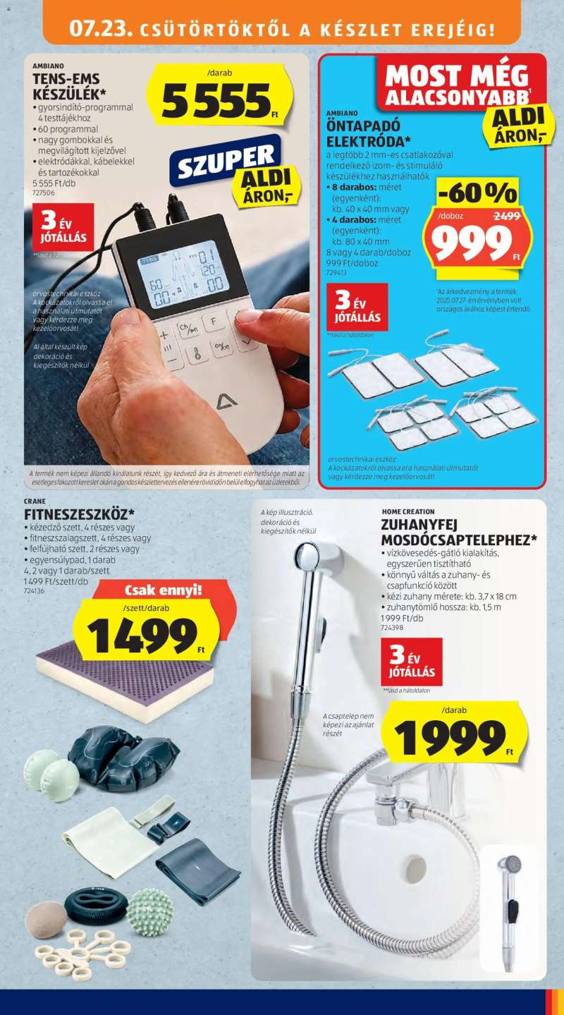 Aldi Aldi akciós újság 39 oldal