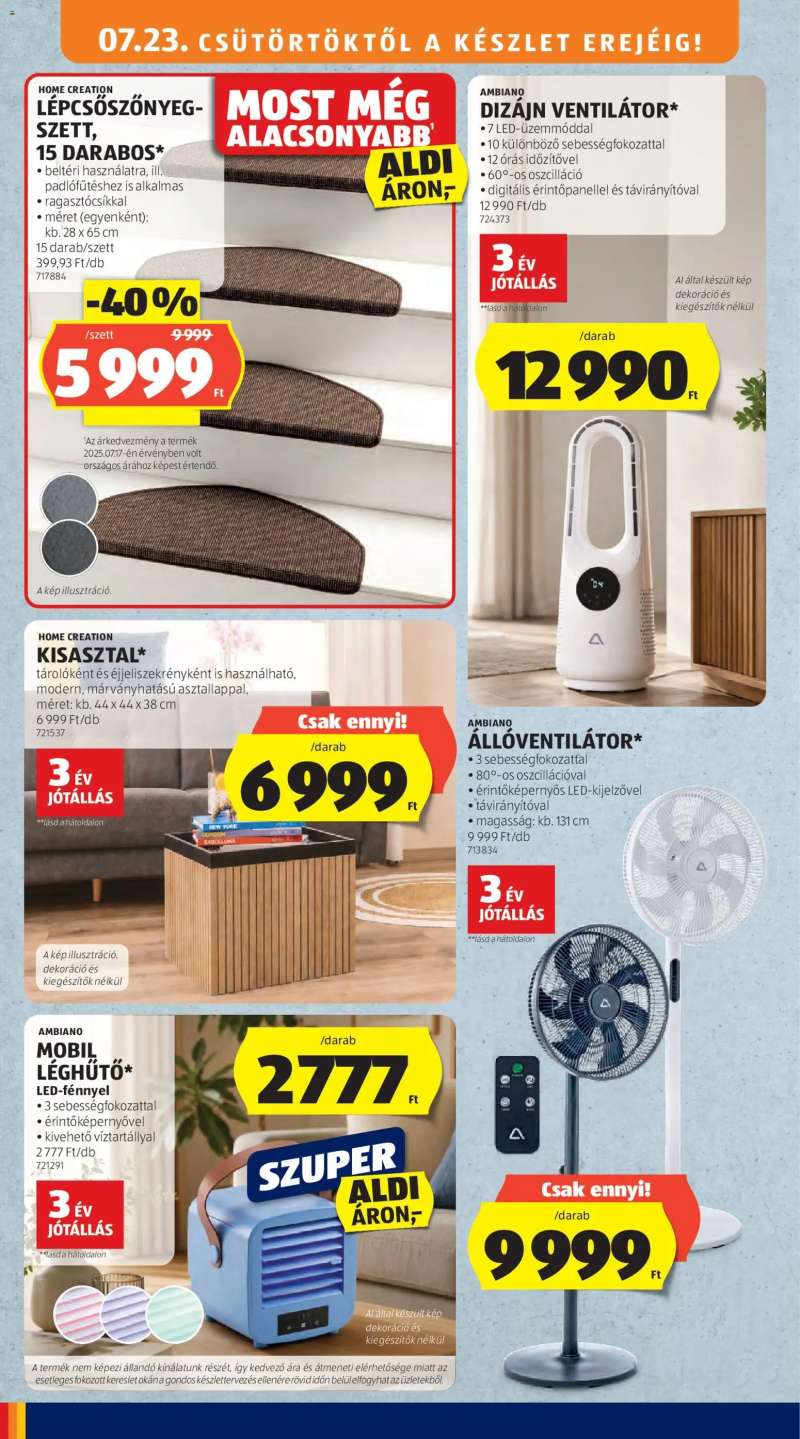 Aldi Aldi akciós újság 40 oldal