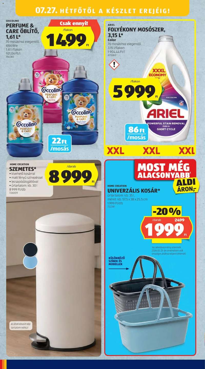 Aldi Aldi akciós újság 50 oldal