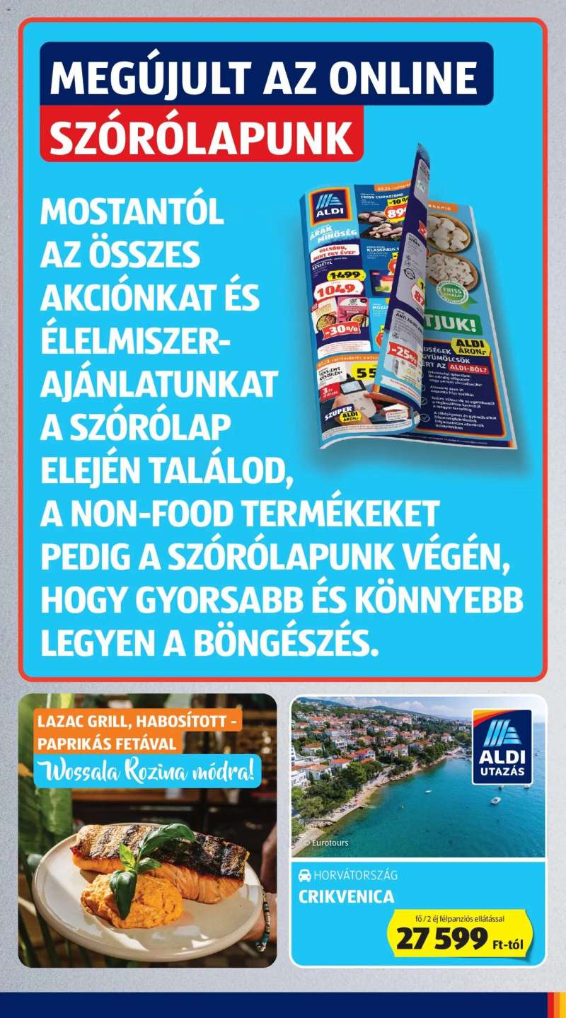 Aldi Aldi akciós újság 7 oldal