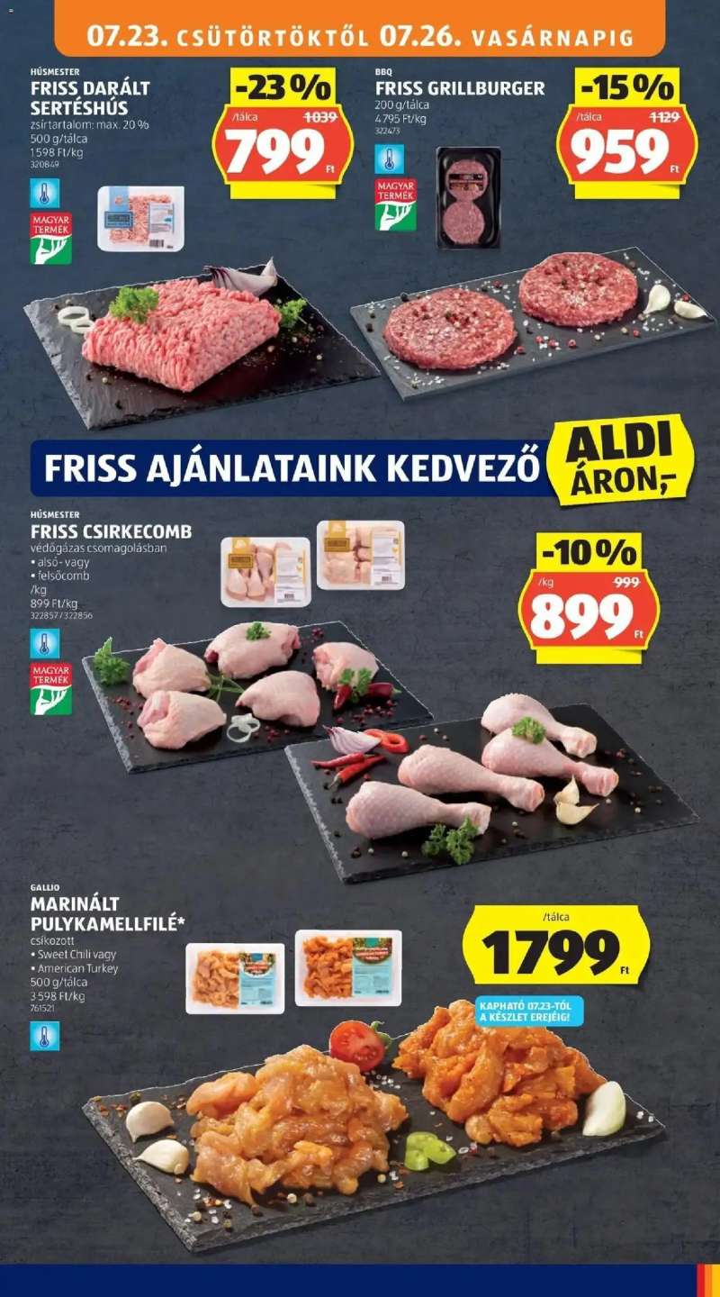 Aldi Aldi aktuális akciós újság 11 oldal