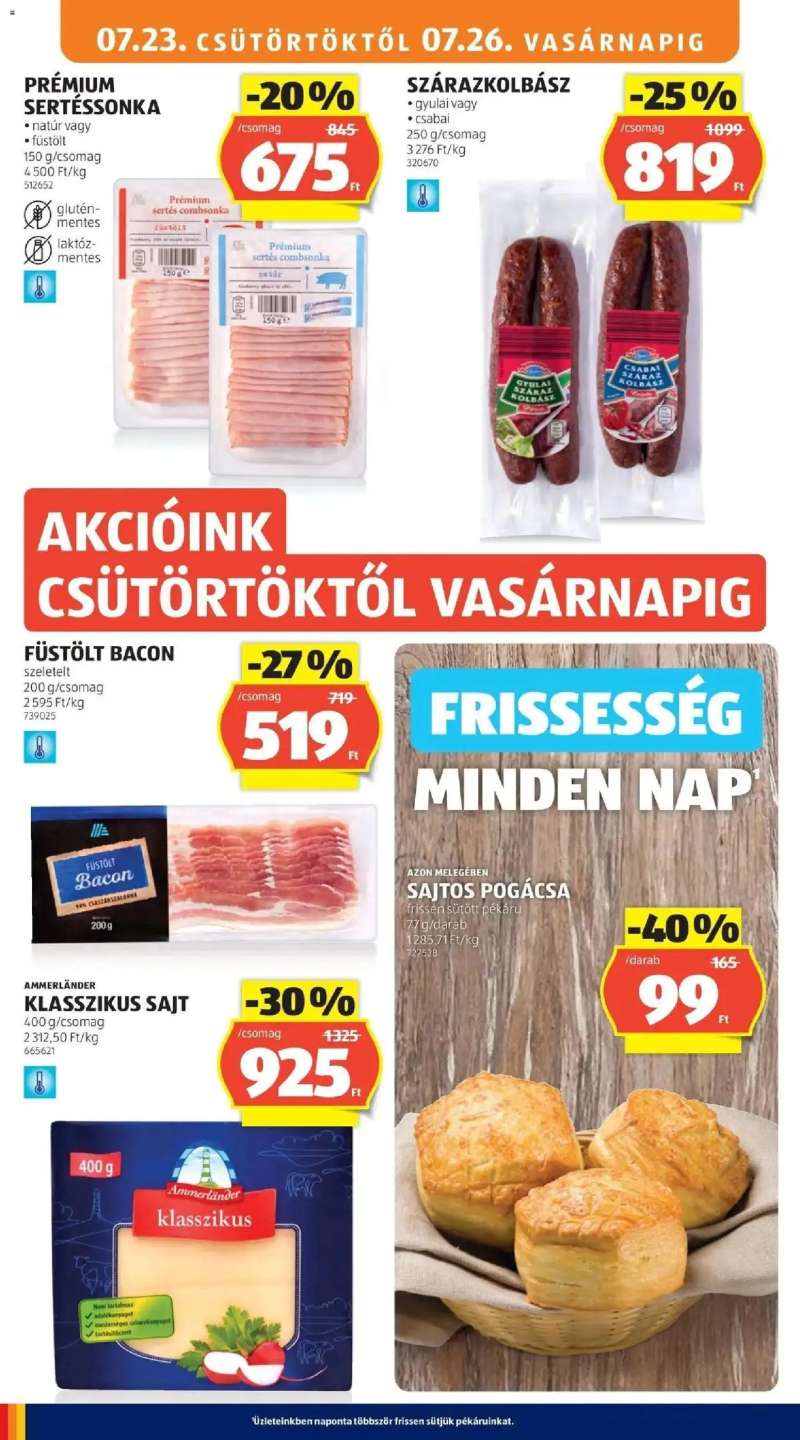 Aldi Aldi aktuális akciós újság 16 oldal