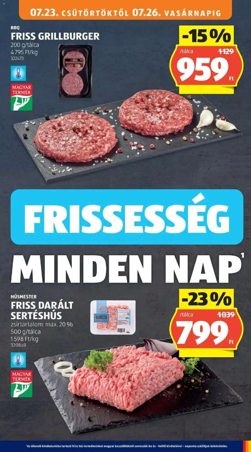 Aldi Aldi aktuális akciós újság 19 oldal