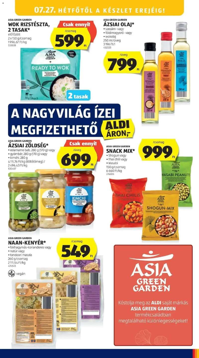 Aldi Aldi aktuális akciós újság 23 oldal