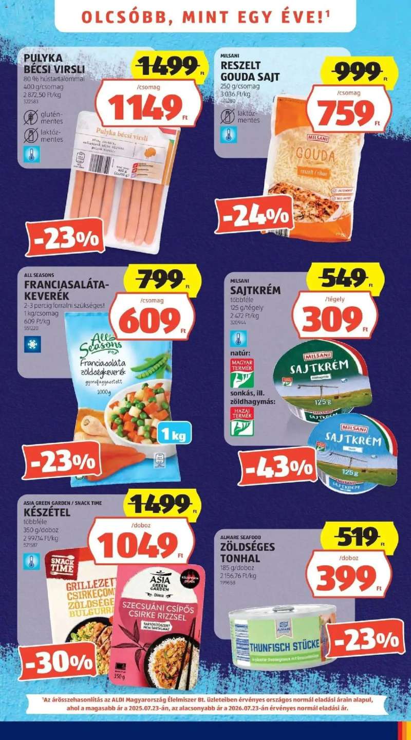 Aldi Aldi aktuális akciós újság 3 oldal