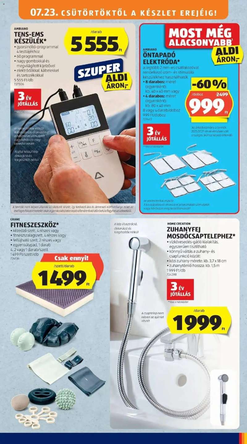 Aldi Aldi aktuális akciós újság 39 oldal