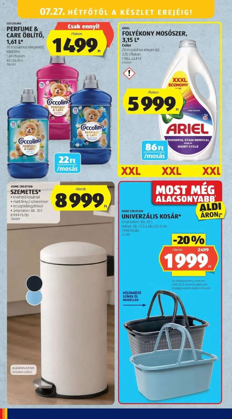 Aldi Aldi aktuális akciós újság 50 oldal